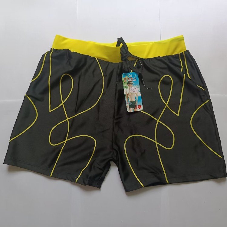 Men's panty-skinned sand-button shorts are fluffy, comfortable, dry, hot spring swimsuits