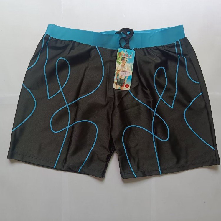 Men's panty-skinned sand-button shorts are fluffy, comfortable, dry, hot spring swimsuits