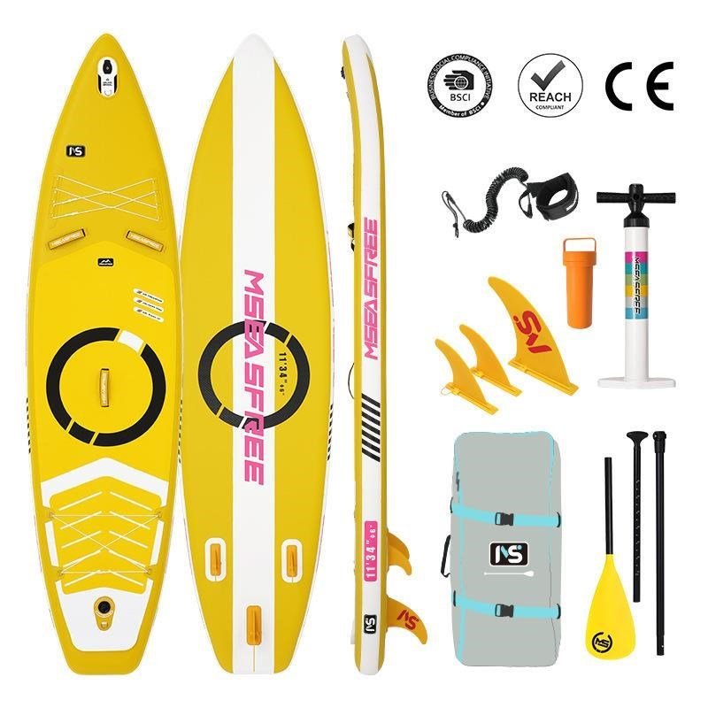 inflated slurry surf e sea props fishing drifting board sup swimming board standing adult
