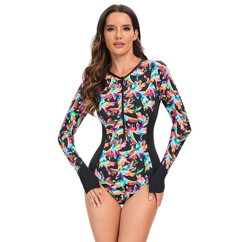A new swimsuit, a long-sleeve-proof tan and zipper-conserving Amazon swimsuit