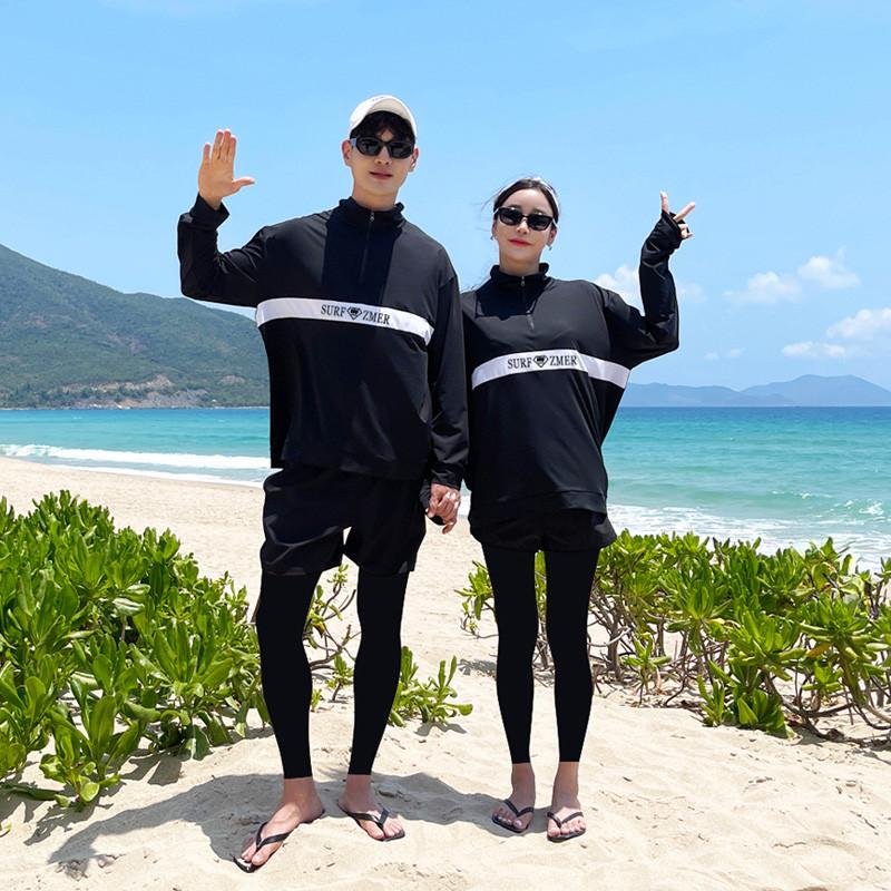 New swimsuits, male and female, long-sleeved, long-sleeved, long-sleeved, long-sleeved, long-skinned, thin-skinned surfing