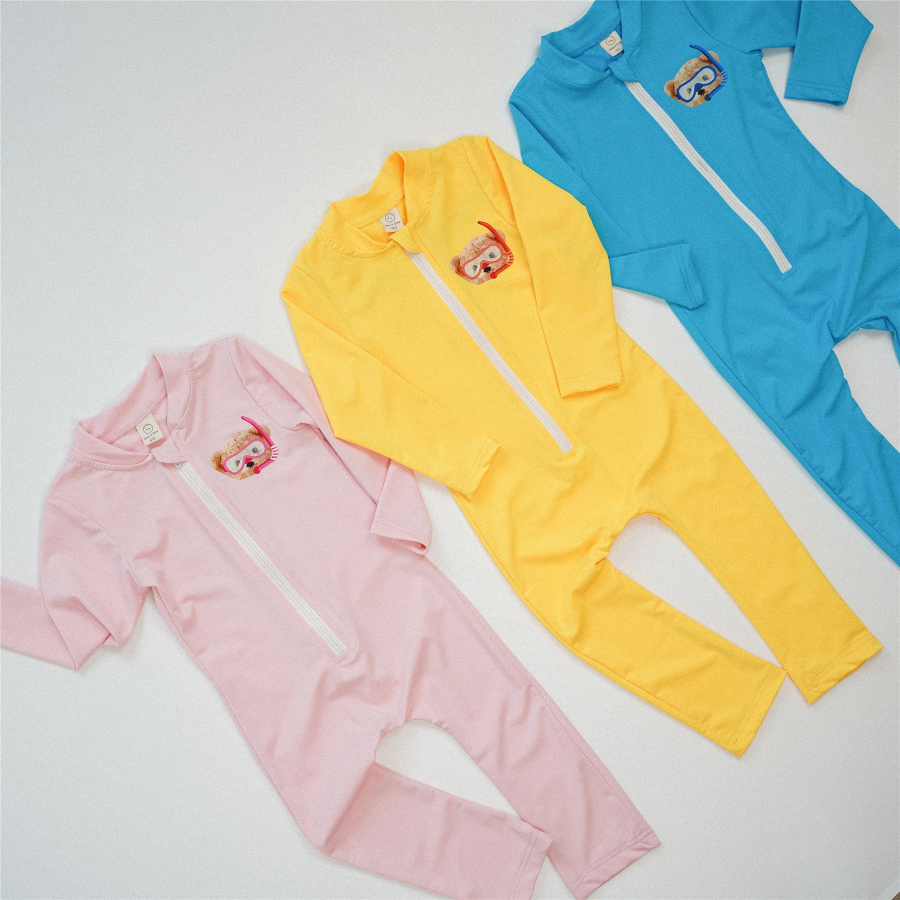 Korean-style baby swimsuit with sunscreen baby swimsuits and jellyfish-suits