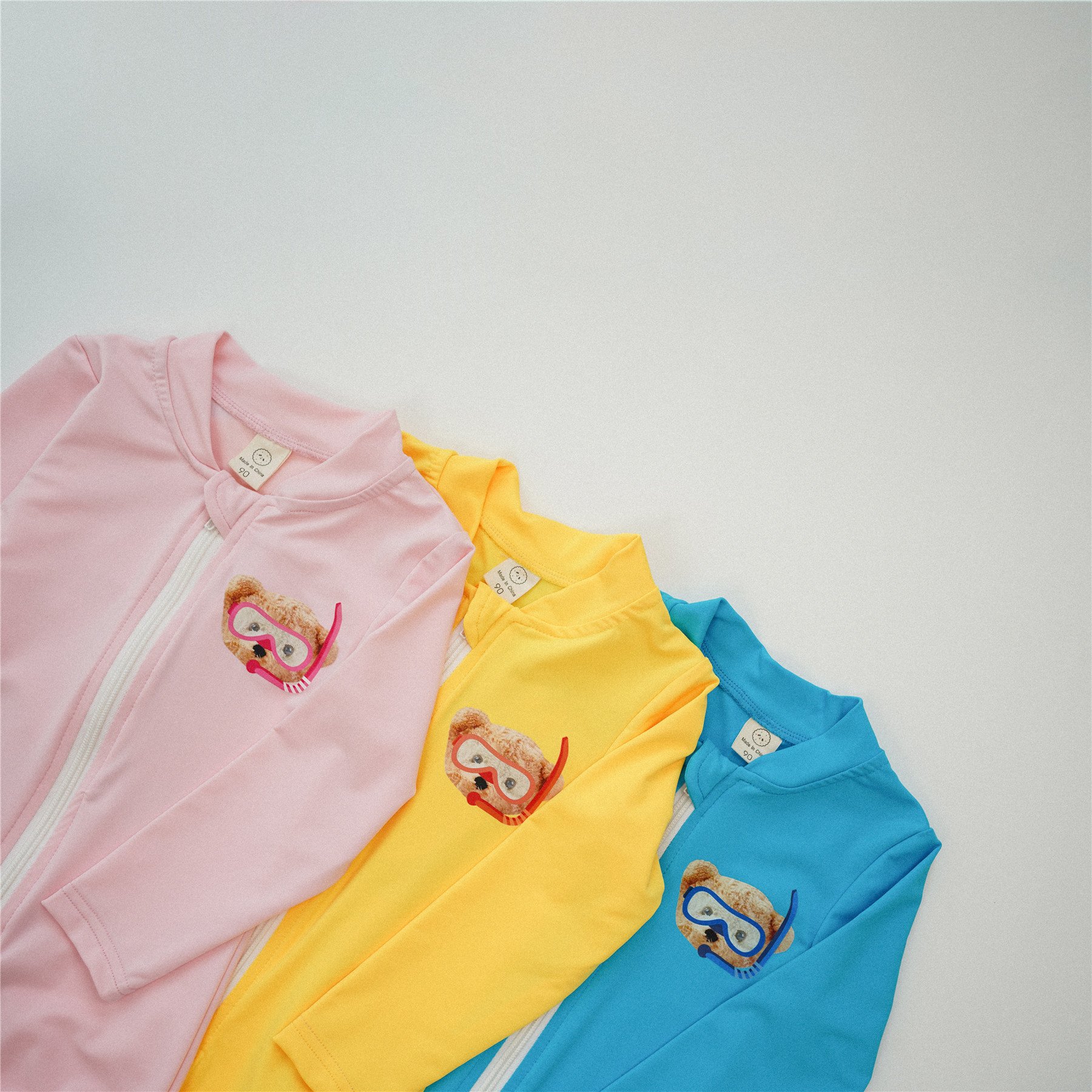 Korean-style baby swimsuit with sunscreen baby swimsuits and jellyfish-suits