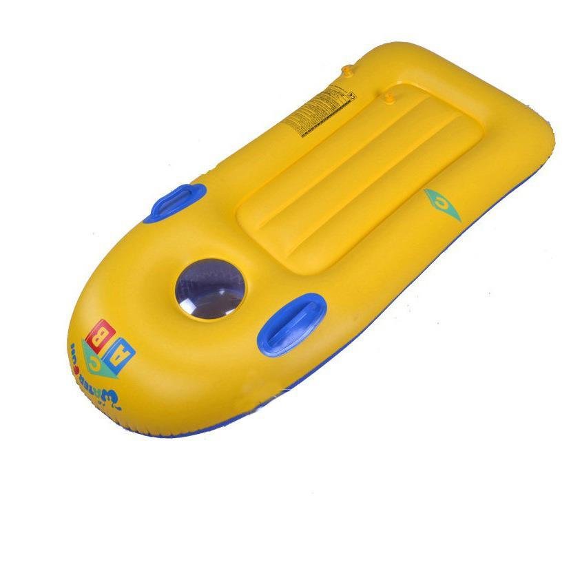 Children's surfboard skating board inflating the slab kickboards with a thick play on the summerboats of the floating pool bubble