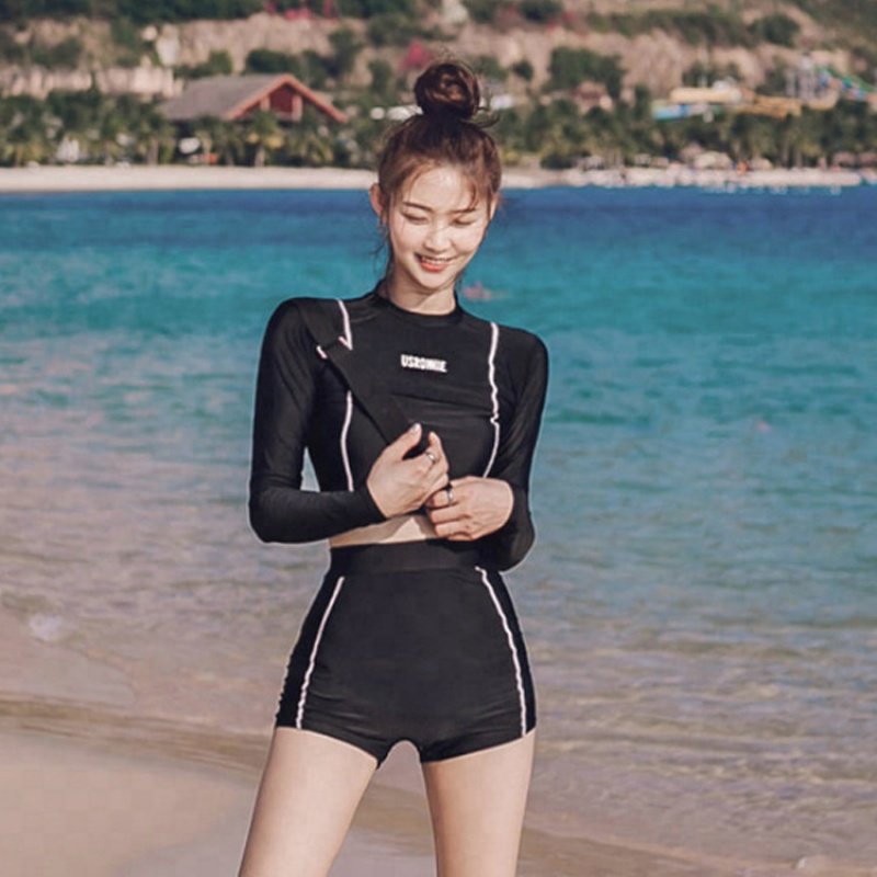 The bathing suit girl's new 2024, high-end bathing suit for the hot spring beach