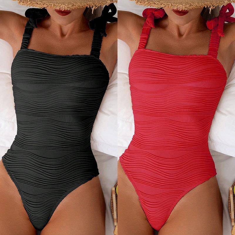 Underbelly conservative one piece swimsuit for women