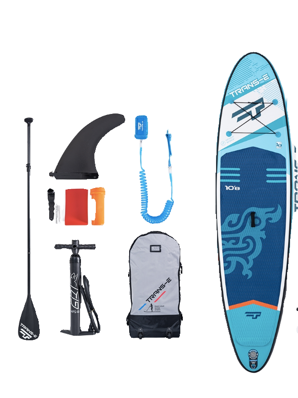 TRANSE CREATIVE RECREATION PANEL INFLATED PADDLE SUP SURFBOARD STATION STAND-BY WATERBOARD INTEGRATED PAN-POWER PLATE