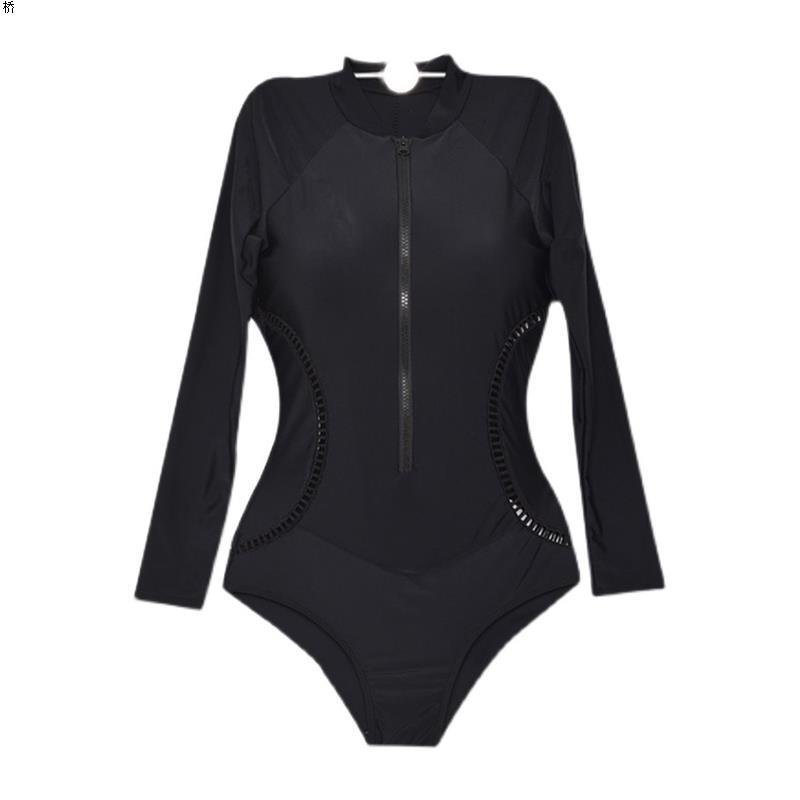 2022 new hot, thin, tan-scrambling, long-sleeved swimsuit