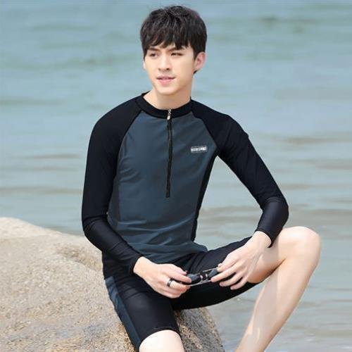 Diving-suit lover man, sunproof, dry surfing suit, long sleeves, jellyfish suit