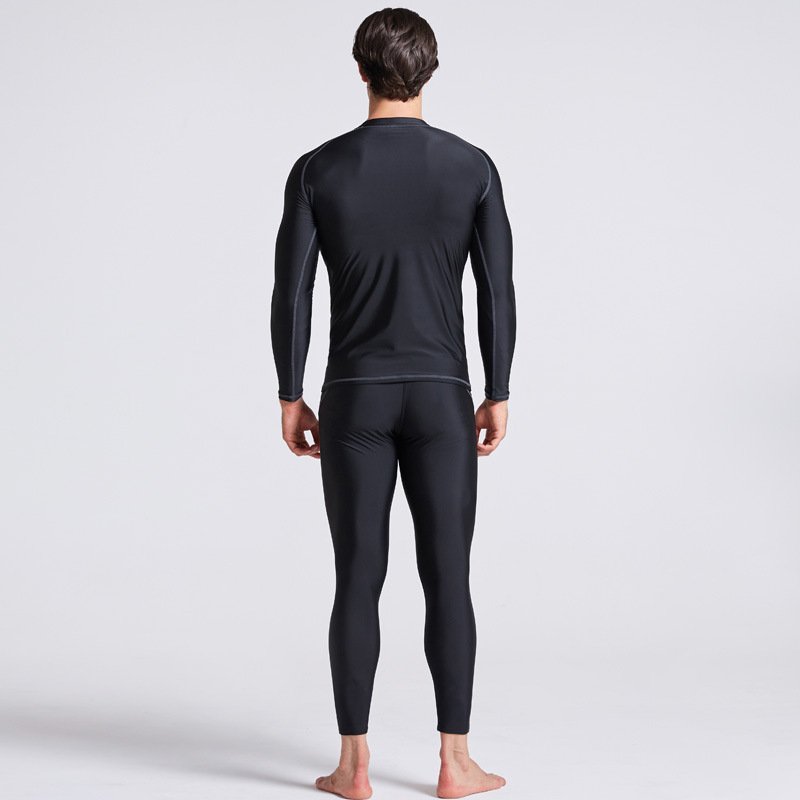 Scrambling, long sleeves + nine-minute pants, scuba suit, scuba surfing suit