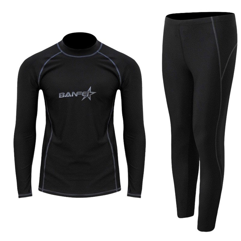 Scrambling, long sleeves + nine-minute pants, scuba suit, scuba surfing suit
