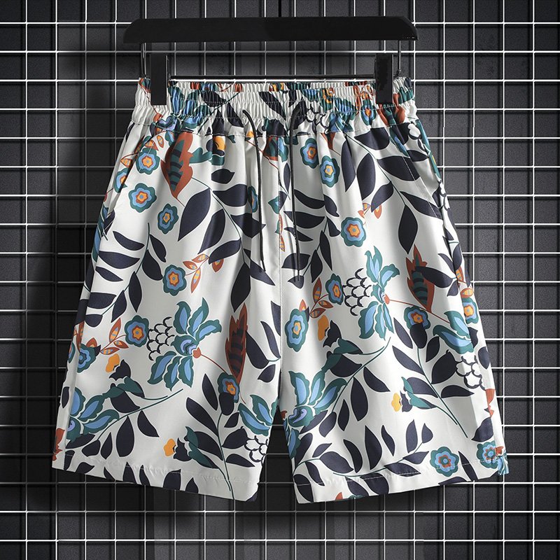M-5XL BIG BEACH TRAVEL SHORT SLEEVES OF COUPLES DRESSED FOR EASY DRYING OF THAI SAND BEACH PANTS