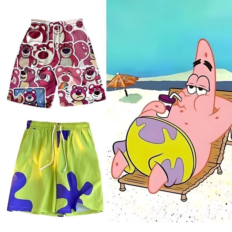 The same men and women as the summer five-pants free time movement Strawberry Bears on the beach