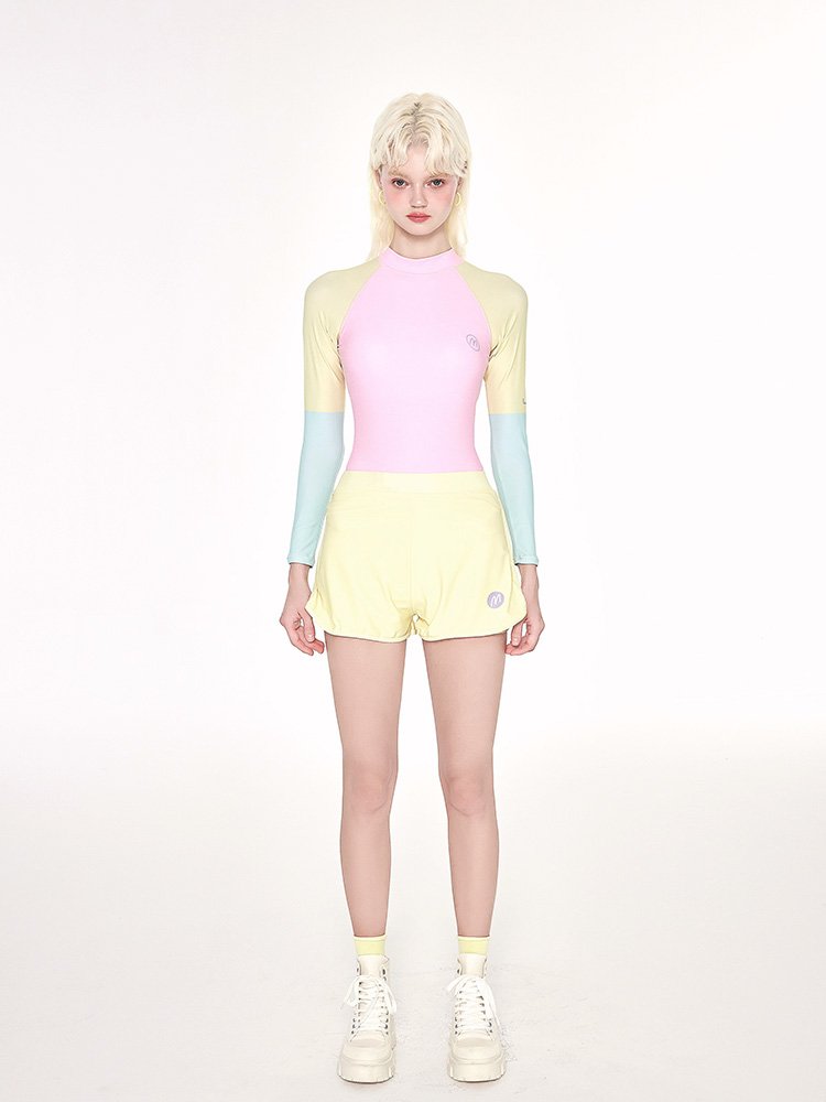 Fascinating cat, 2024 new bathing suit, long-sleeve-proof-sleeve-skinned spa surfing suit