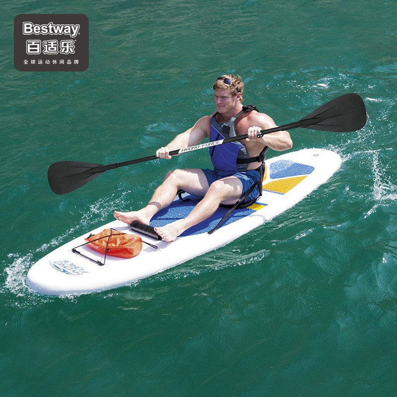 Bestwaey oarboard inflatable oarboard SUP adult standing waterboarding boat racing slurry