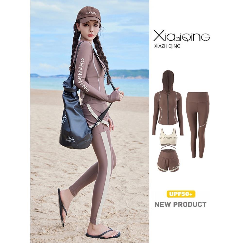 Diving suit girl with long-sleeved long-sleeved long-sleeved-sleeved swimsuit male jellyfish