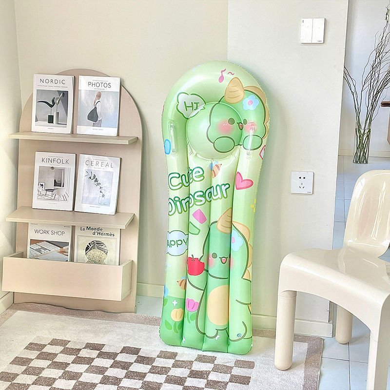 Children drain inflatable skateboard sea-side swimming ring floats for boys and girls with thick surfboards