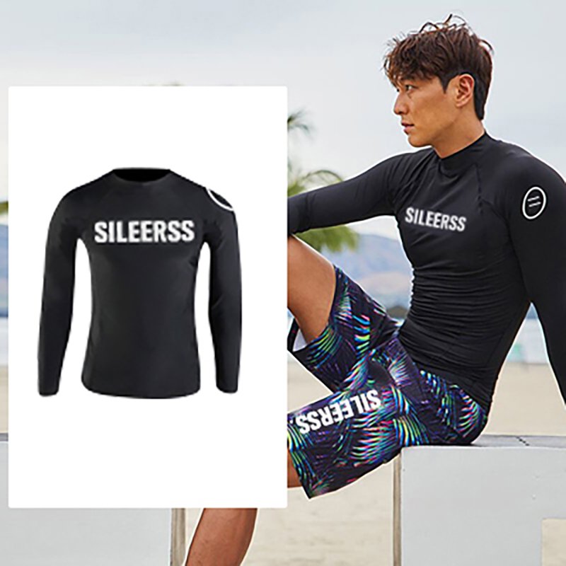 Korea Diving suit male part sunscreen cuffs, long-chained cuffs, dry surfing and drifting swimsuits