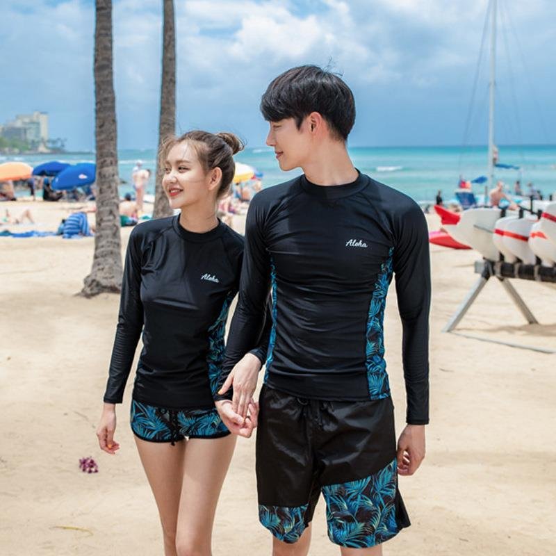 It's for a new 20-year-old couple's diving suit, a bathing suit, long sleeves, surfing jellyfish