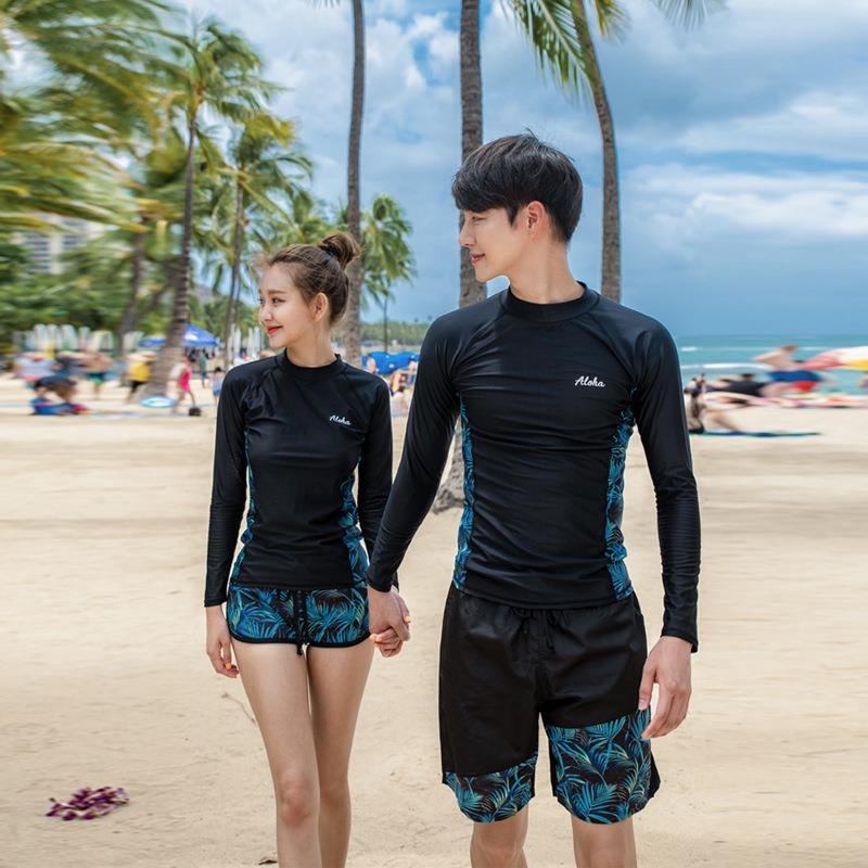 It's for a new 20-year-old couple's diving suit, a bathing suit, long sleeves, surfing jellyfish