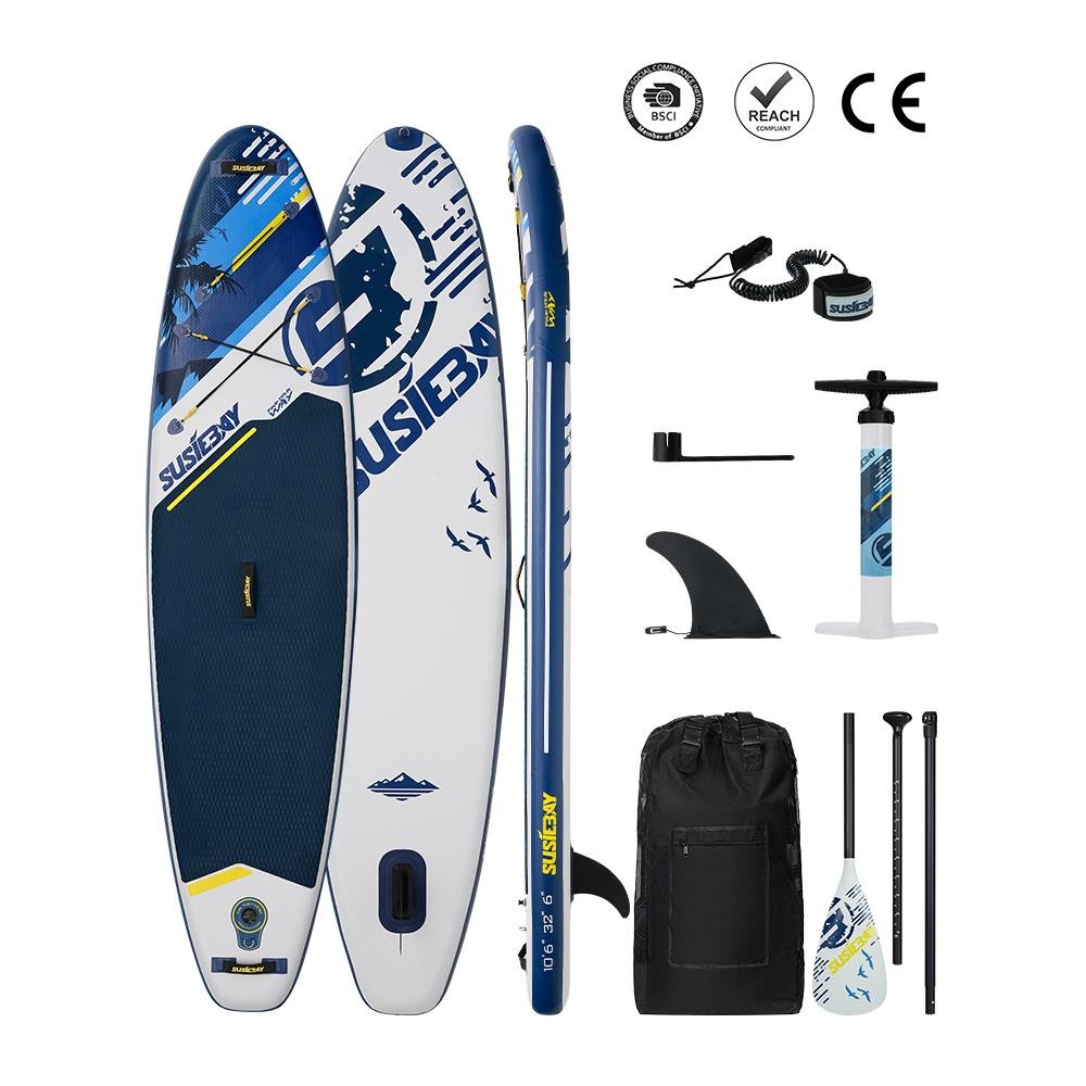 SUP STAND-UP INFLATABLE OARS OF A WATER-DRIVED BOARD OF A SURFBOARD RACER, A NEW SEA-DRIVER