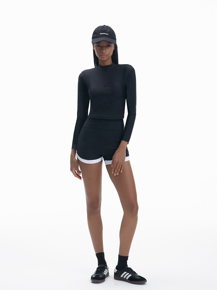 MS. KAMENCAT SWIMMING SUIT, 2024 FLAT, LONG-SLEEVED SUNSCREEN POOL