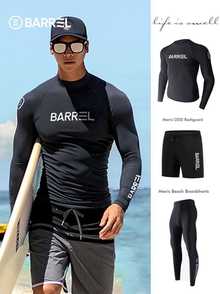 Diving suit men dry out sunscreen jellyfish, surfing suit, thin springs, swimsuits, long sleeves