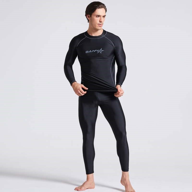 Scrambling, long sleeves + nine-minute pants, scuba suit, scuba surfing suit