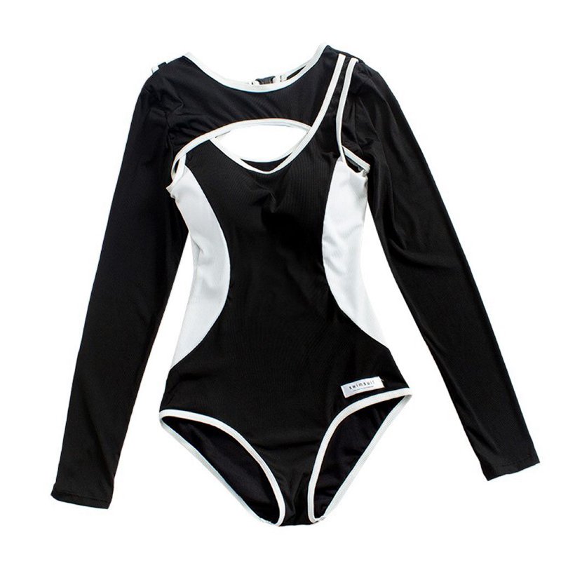Swimming suit, long-sleeved, chubby girl
