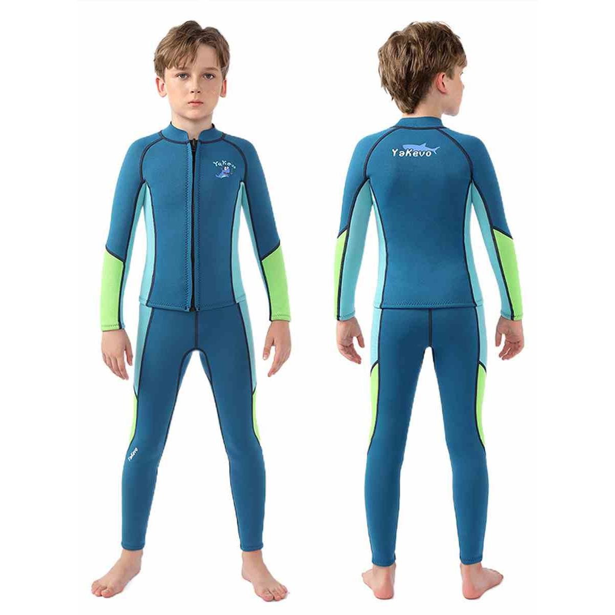 children's dive suit 2.5mm boys' bathing suit warms long-sleeved sunscreen surfing suit women