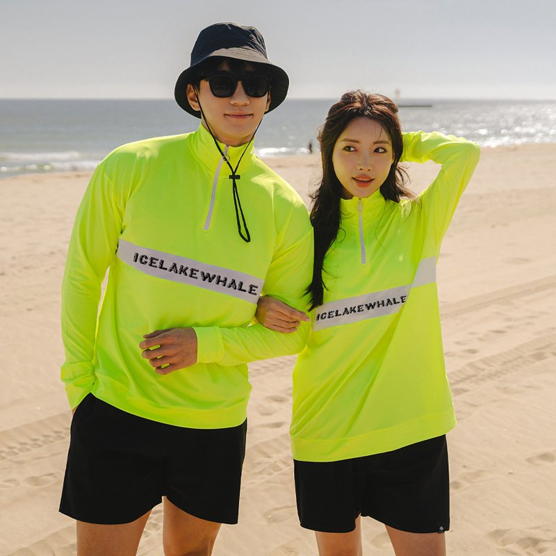 Diving suit, long-sleeved-sleeved jellyfish, surfing suit, swam-swam suit, sun-proof, couple-smoking suit