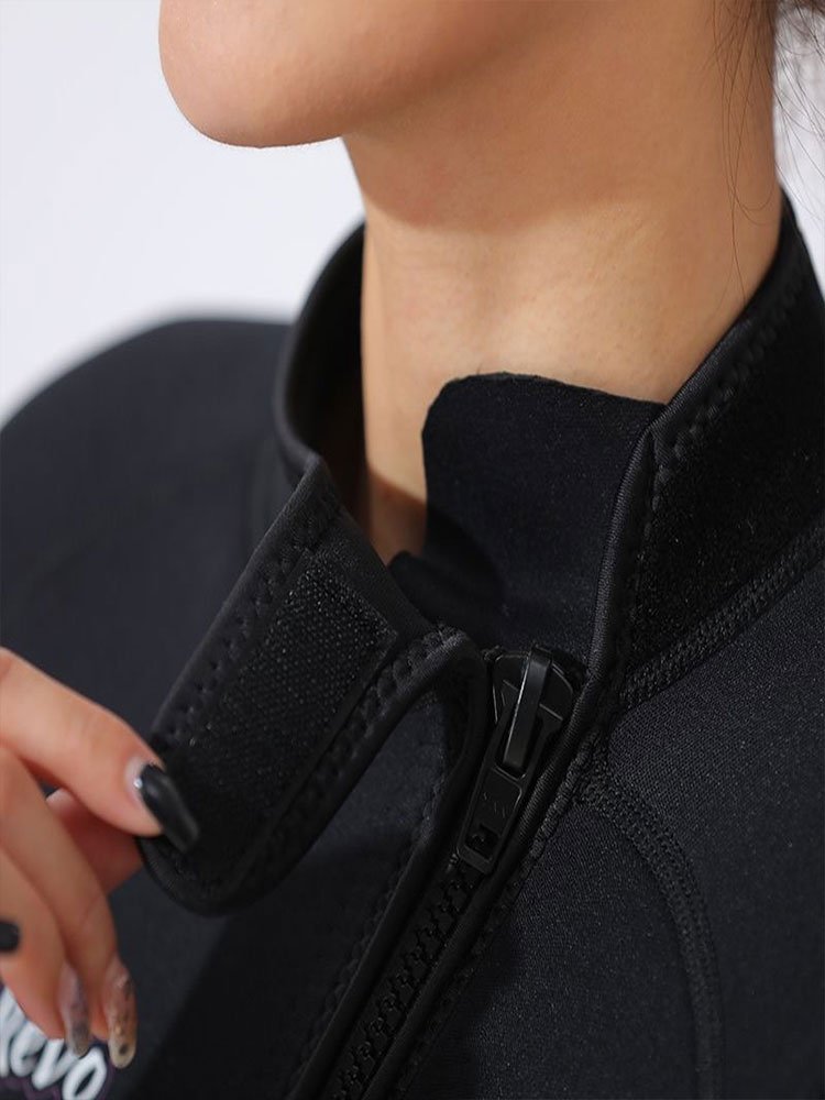 3.5 mm pre-lather-chain divination suit, wet suit, warm and long-sleeve swimsuit surfing with sun and grinding suit
