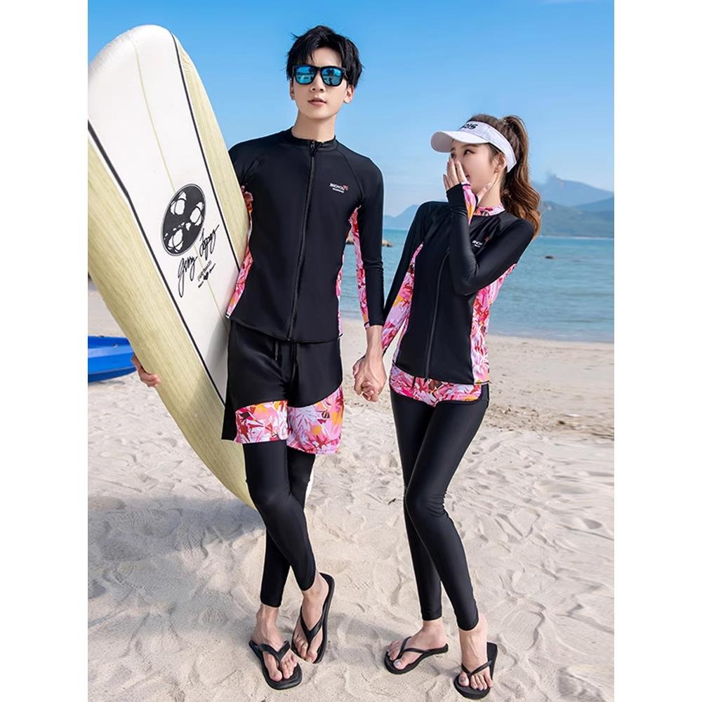 New scuba, man, long-sleeved swimsuit, big-size scuba suit, dry-scrambling chubby