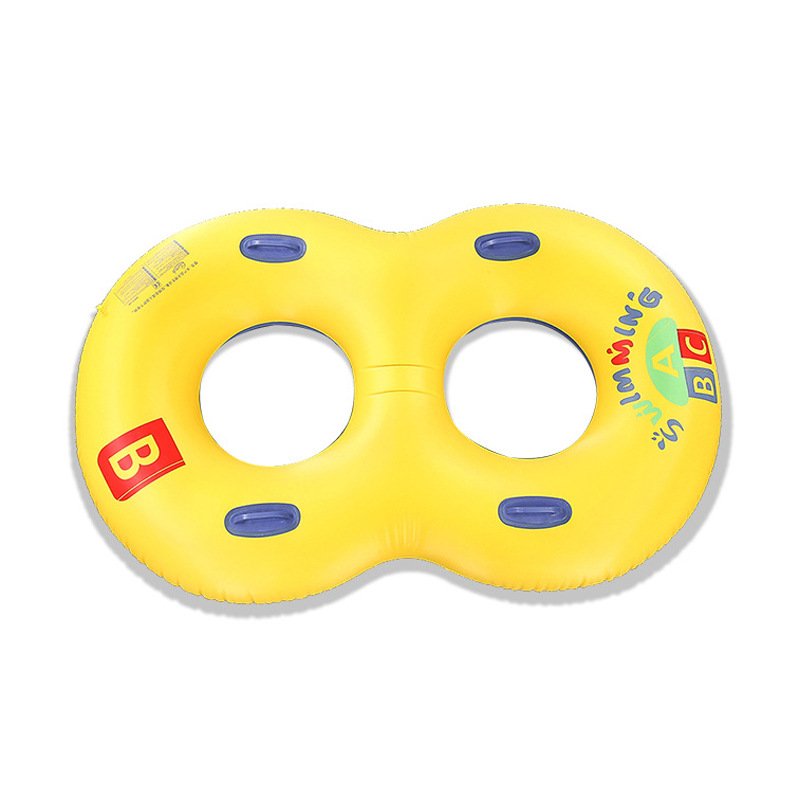 Surfboard children add thick water floats and swim floats to the swimming pool for kids