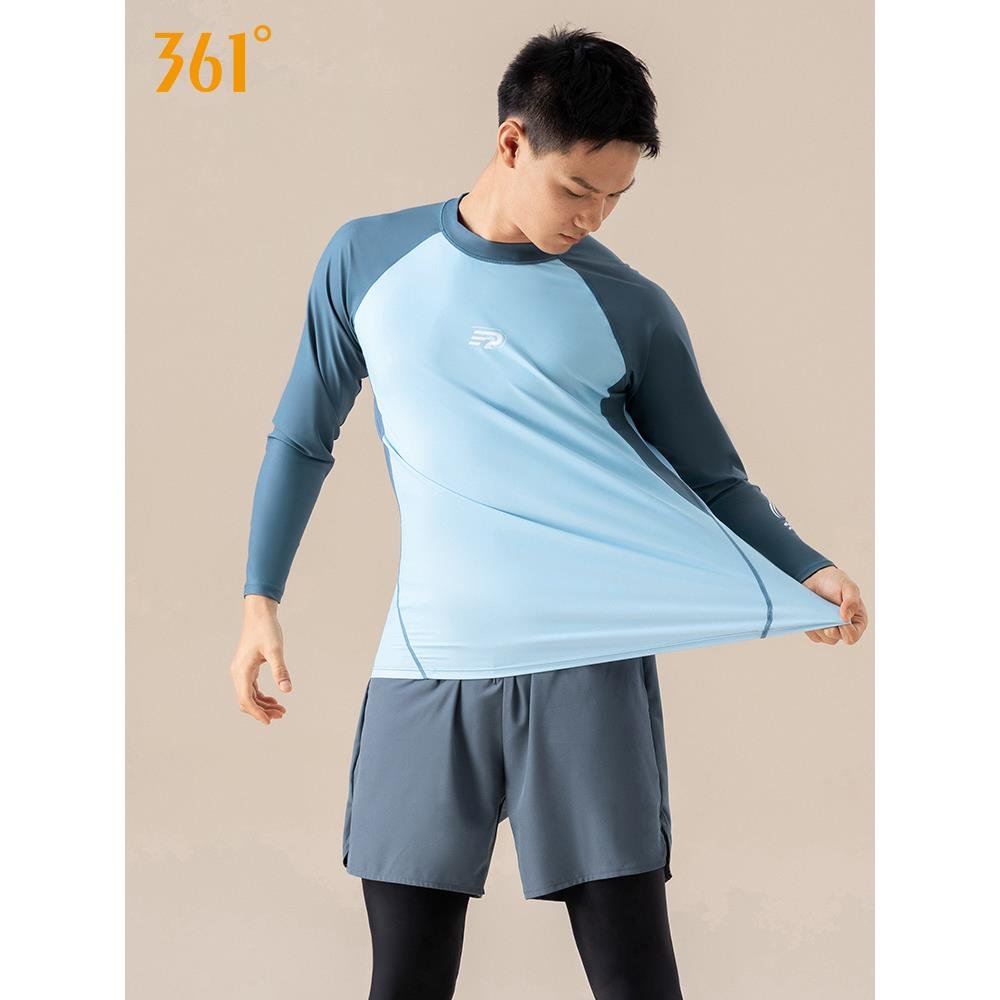 361 men's bathing suit, 2024 new men's diving suit, long-sleeved professional sunscreen-proof dry surfing suit