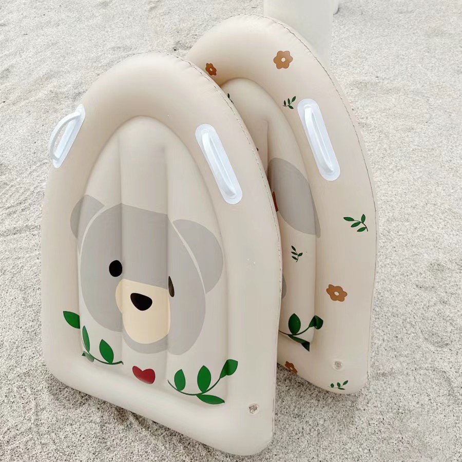 ins korea retro swimboard children inflating toy surf wandering circle bears