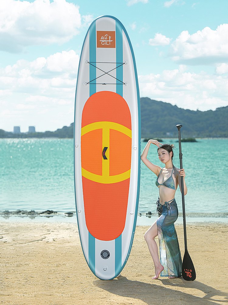STAND-BY INFLATABLE TO FOLD SUP OARS, ADULT SURFBOARDS, RACES ON WATERBOARDS, MARMALADE