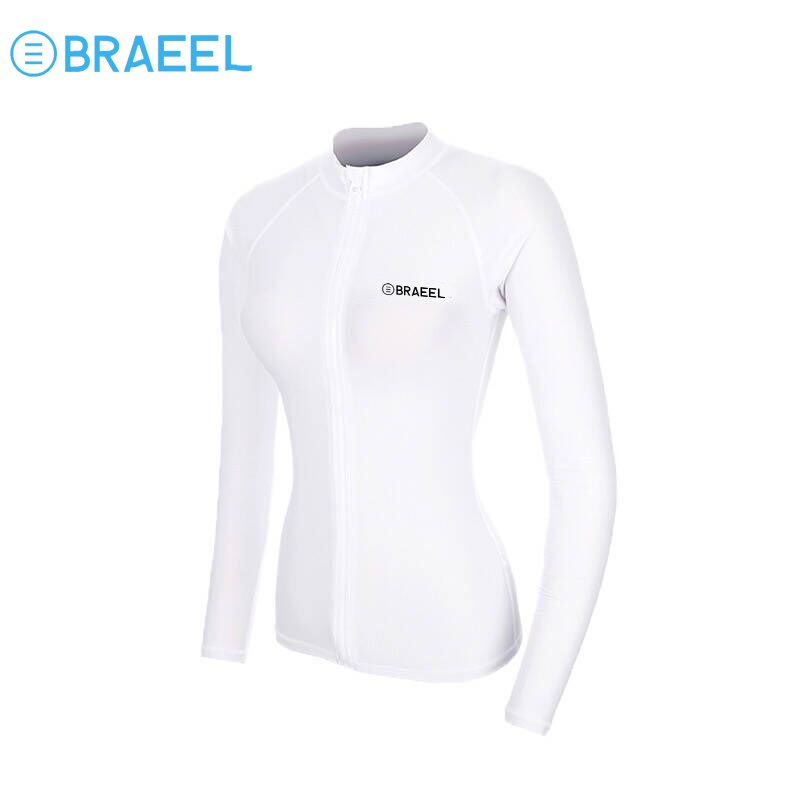 Korea's new surfing suit for women with long-sleeved shorts and long-sleeved bathing suit, dry-dry and thin-skinned dive suit