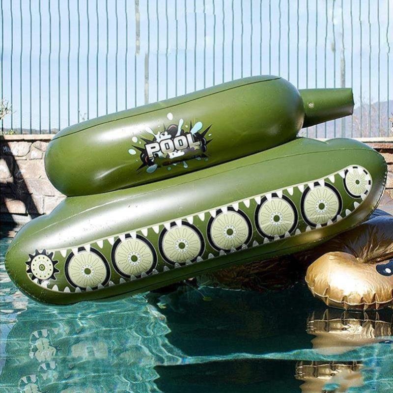 Innovative water-jet-tank pool children's life-saving surfing pool airboat adult water park inflating toys