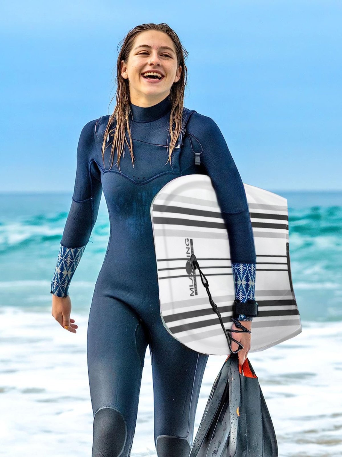 Children's surfboards rowing waterboards and skating on softboards and swimming on floats