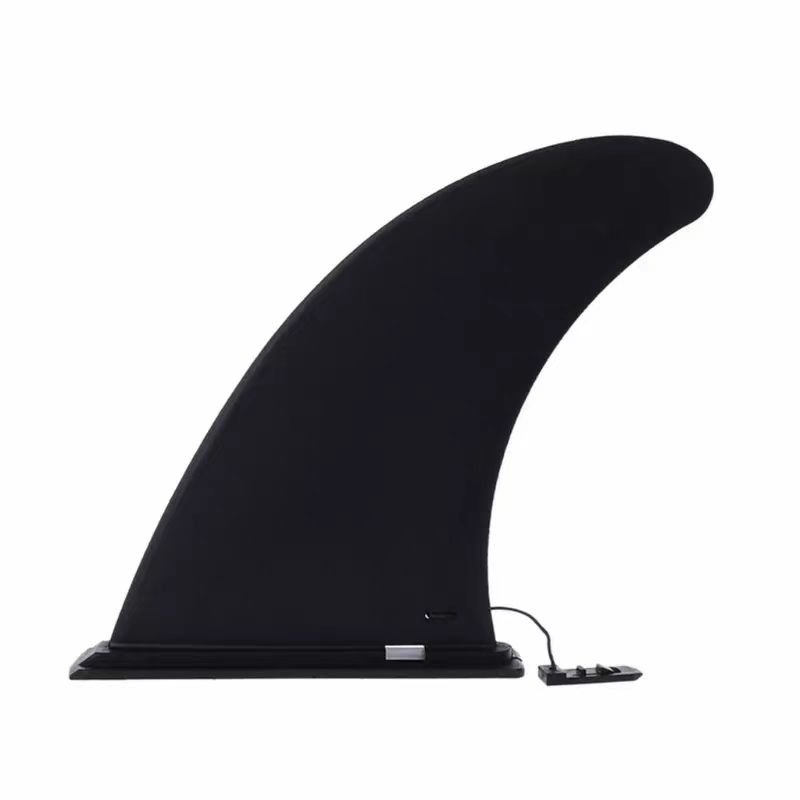 A NINE-INCH PVC-INSERTED FIN RUDDER RUDDER FOR A CANOE FOR SUMP-BOARD SURFBOARD