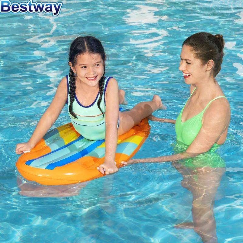 2024 new children play the surfboard swimming ring