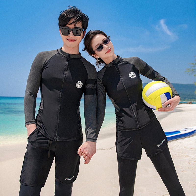 The new dive suit, the big bathing suit, the sun-proof, dry surfing subdivision, the jellyfish, the long sleeves