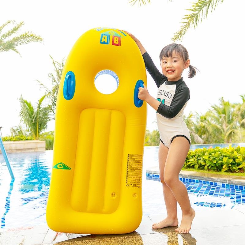 Water-inflated swimming children's flop-baby play-baby surfboards thicken up on board float toys