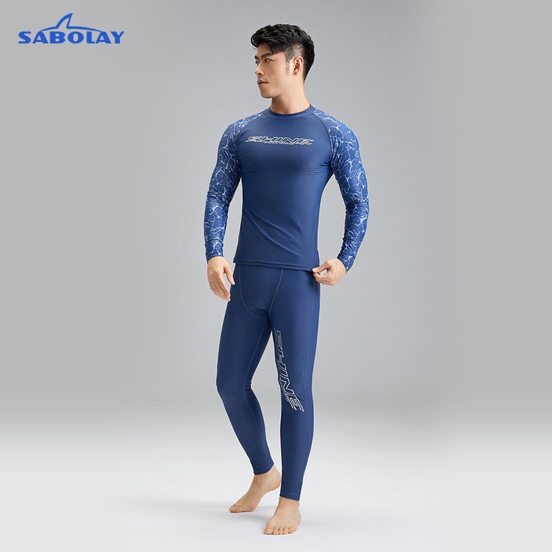 KOREAN VERSION OF THE UPF+ DRY-DRY SWIMSUIT, LONG-SLEEVE SURFING SUIT, CHLOR-BREATHING MALE SWIMSUIT