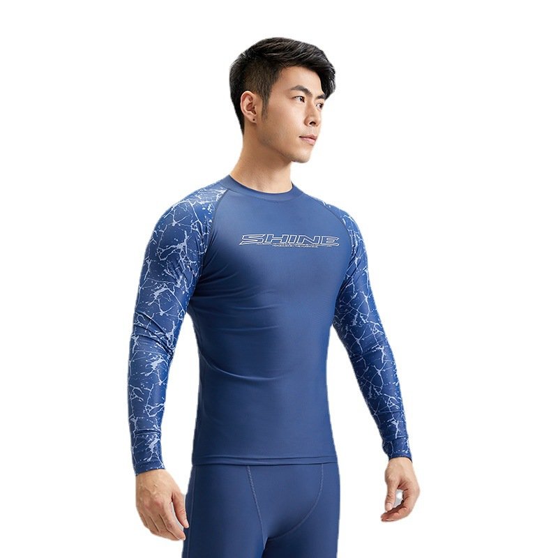 KOREAN VERSION OF THE UPF+ DRY-DRY SWIMSUIT, LONG-SLEEVE SURFING SUIT, CHLOR-BREATHING MALE SWIMSUIT