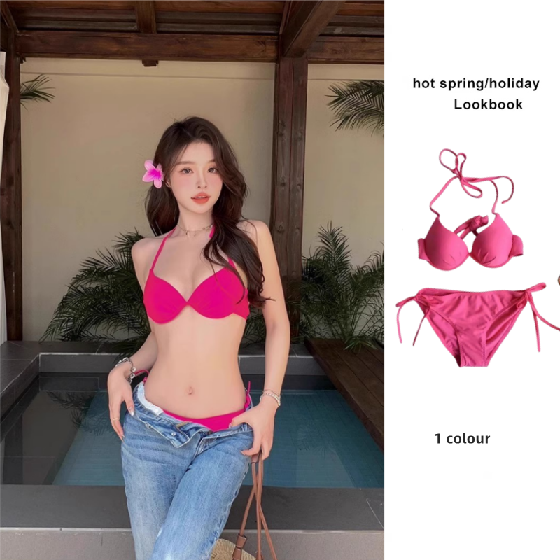 two bikini pairs of super-pretty hot peptide red-hot squirts in a hot spring