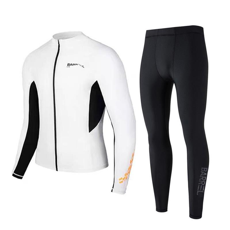 Korean men's long-sleeve divination suit full of sunproof dry swimming suit jellyfish surfer suit suit suit