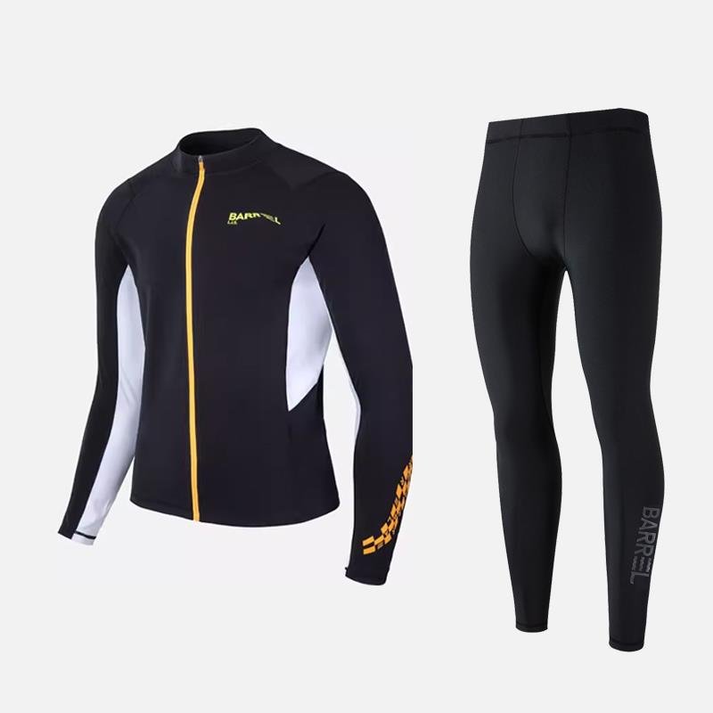 Korean men's long-sleeve divination suit full of sunproof dry swimming suit jellyfish surfer suit suit suit