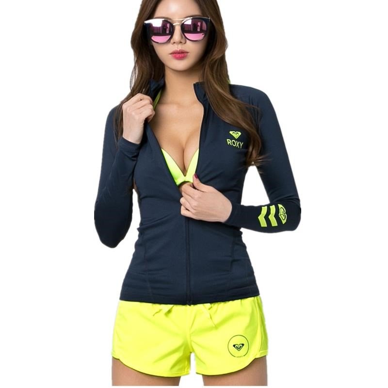 Specialized surf-diving suit, long-sleeved, sunproof, dry-dry-diving submersible, swim-truck-in-the-brook, skinny-leave-up